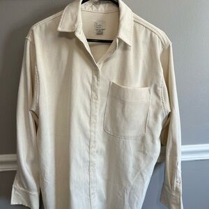 A New Day Ivory Textured Top